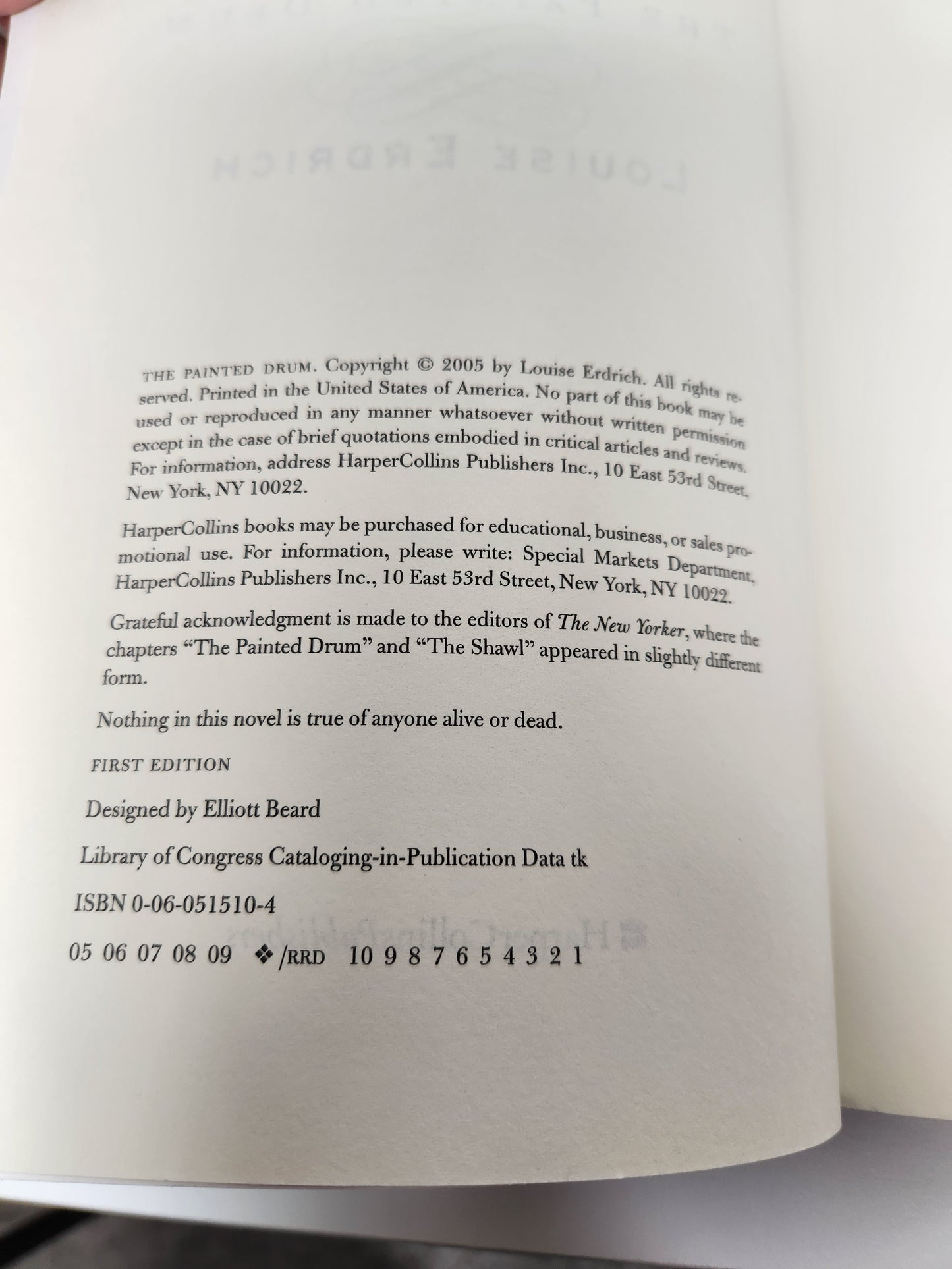 The Painted Drum (Advance Reader's Edition)